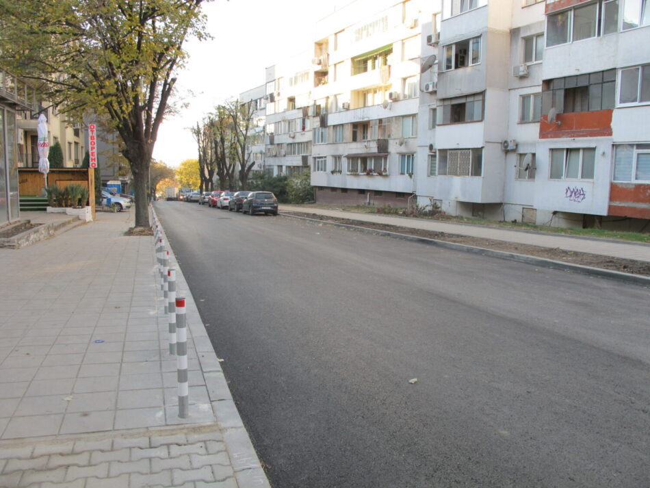 Приключва ремонтът на улица „Дубровник“ в район „Приморски“